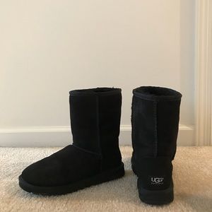 Black Ugg boots